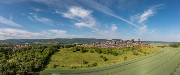 Luftbilder Teufelsmauer Harz