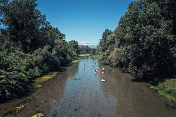 Stand up Paddle en rivière
