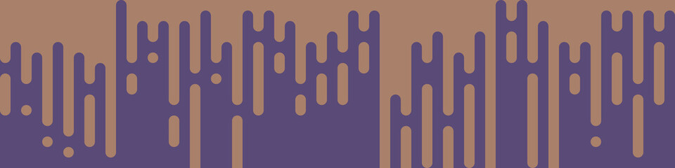 Obraz premium Cafe Au Lait color Abstract Rounded Color Lines halftone transition background illustration