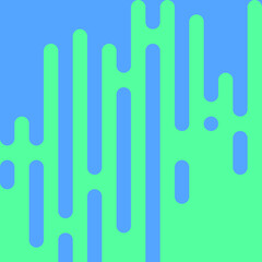 Obraz premium Sea Green color Abstract Rounded Color Lines halftone transition background illustration