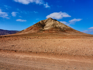 Volcán y montañas de Fuerteventura