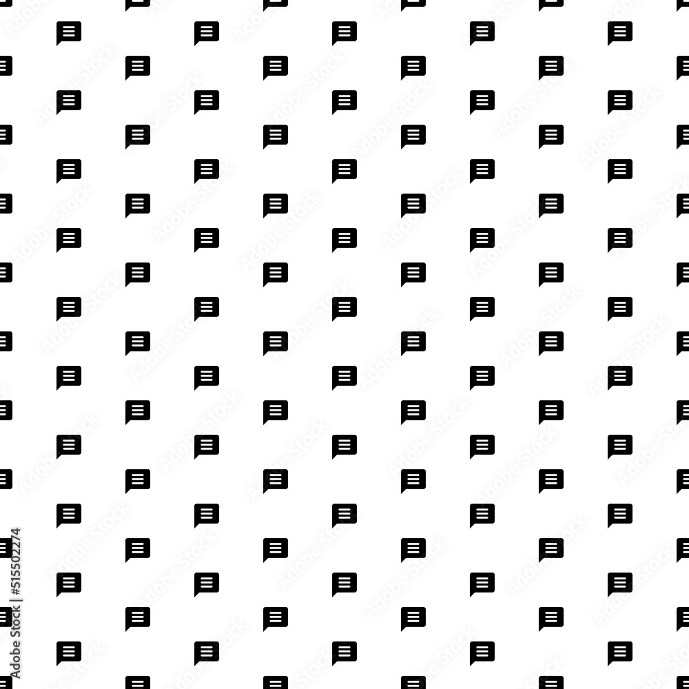 Poster square seamless background pattern from geometric shapes. the pattern is evenly filled with big blac