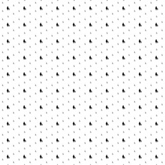 Square seamless background pattern from black woman with child symbols are different sizes and opacity. The pattern is evenly filled. Vector illustration on white background