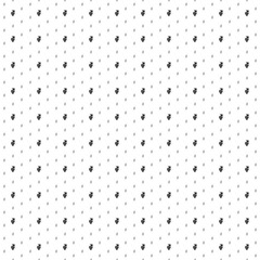 Square seamless background pattern from geometric shapes are different sizes and opacity. The pattern is evenly filled with small black grapes symbols. Vector illustration on white background