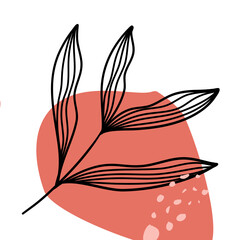 Abstract Leaves Blob