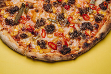 pizza meat cheese food fast food italian pepperoni	