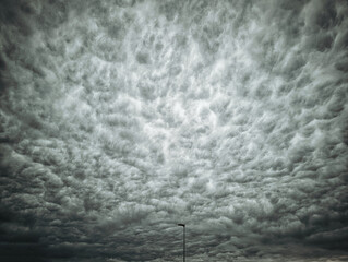 Abstraktes Wolkengebilde 