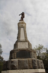 Fototapeta na wymiar Marshalls Monument, Marshall Gold Discovery State Historic Park, Coloma, California
