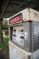 old gas pump