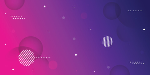 Creative gradient abstract background, modern geometry and dots.