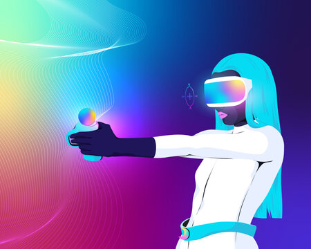 Gamer using technology to enhance the user experience