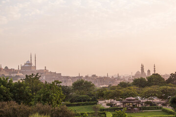 Mosque of Muhammad Ali in the heart of the Citadel in Cairo, Egypt