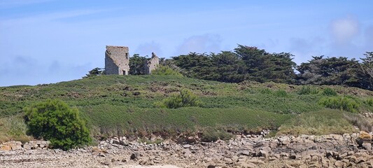 Fototapeta premium Ruine in der Bretagne