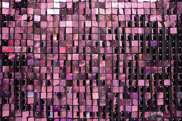 Panel with bright purple squares