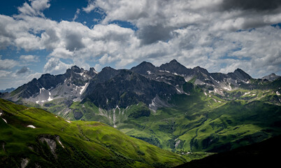 landscape with clouds