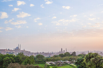 Mosque of Muhammad Ali in the heart of the Citadel in Cairo, Egypt