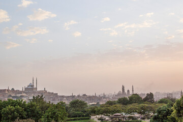 Mosque of Muhammad Ali in the heart of the Citadel in Cairo, Egypt