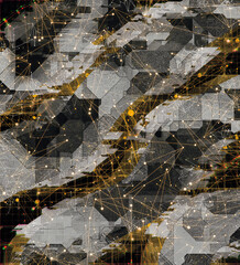 Communication network connectivity data grid in cyberspace abstract