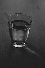 水　グラス　光