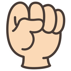 手のイラスト　指のイラスト