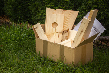 Nesting bird box DIY