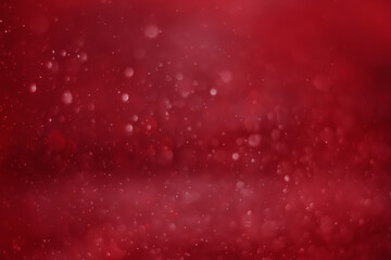 red glitter vintage lights background. red heart boked