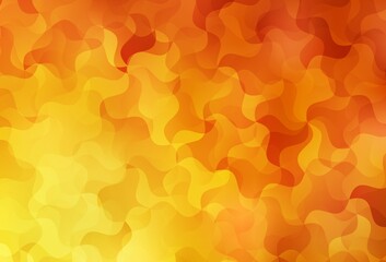Light Red, Yellow vector polygon abstract layout.