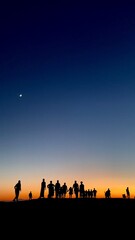 Fototapeta premium sunset at the beach