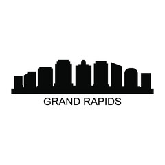 Fototapeta premium Skyline grand rapids