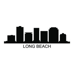 Long beach skyline