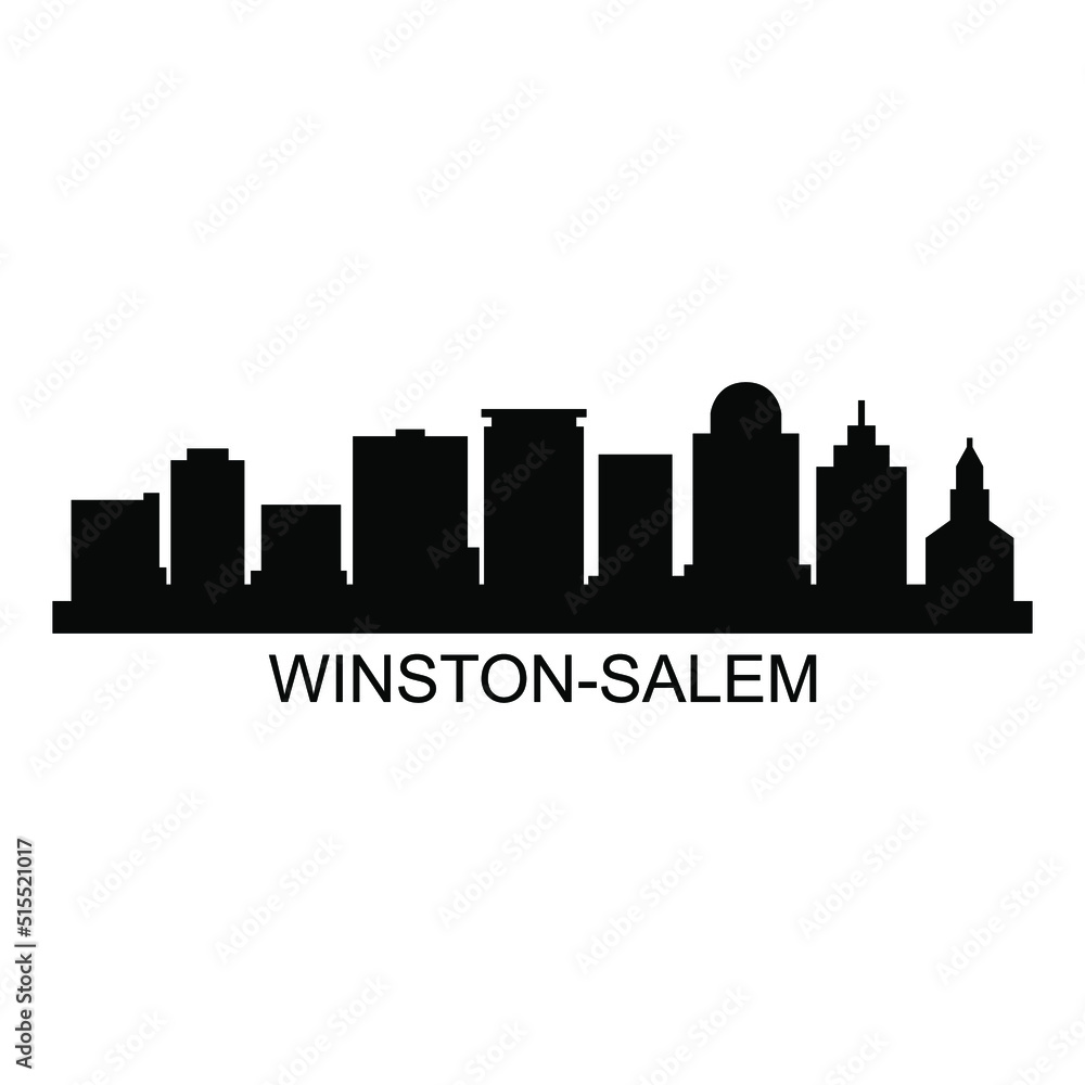 Sticker Skyline winston salem