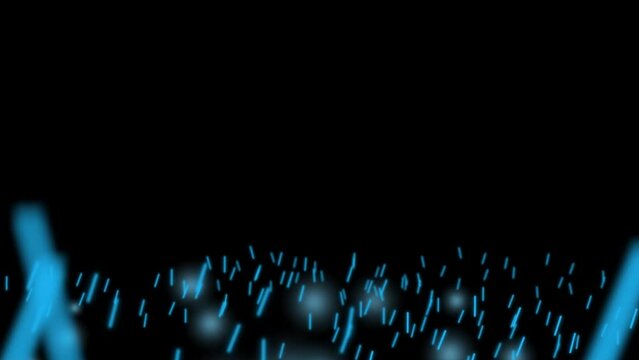 サイリウム　青　3D風