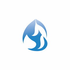 Water drop icon vector illustration design template
