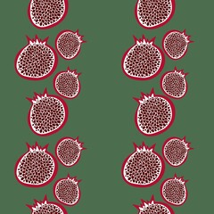 Autumn fruit seamless cartoon pomegranate pattern for fabrics and print and wrapping paper and kids and clothes