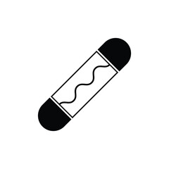 Electric fuse icon design isolated on white background