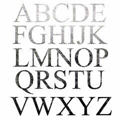 アルファベットの文字の素材