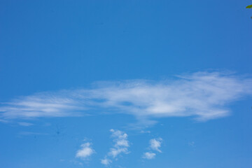 blue sky with clouds