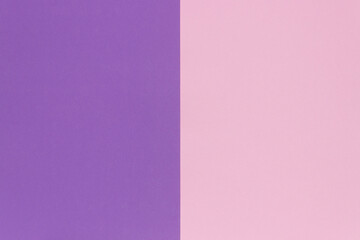 Obraz premium Sheets of colored paper: purple and lilac. Two-color background