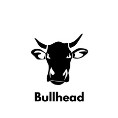 cow head logo illustration
