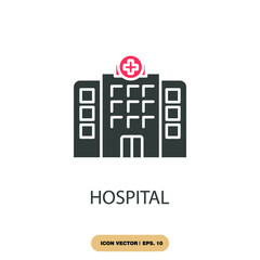 hospital icons  symbol vector elements for infographic web