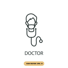 doctor icons  symbol vector elements for infographic web