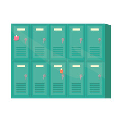 green lockers design
