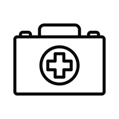 Medical box icon. First aid kit sign. vector illutration