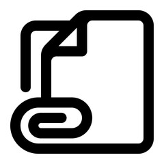 file attachment Icon Illustration