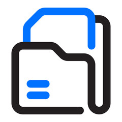 file folder Icon Illustration