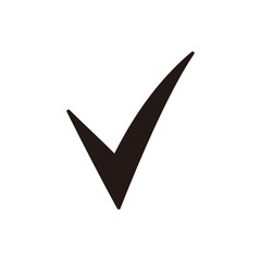 checkmark icon vector symbol illustration