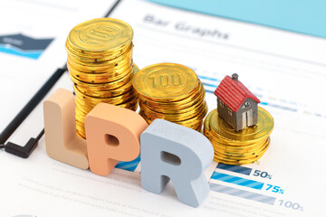 Loan bank LPR on document