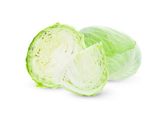  cabbage  isolated on white background
