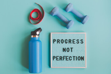 Exercise motivation - Progress not perfection