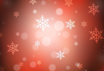 Light Red vector texture in birthday style.